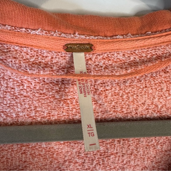 Free People Sidewalk Colorblock Sweatshirt XL - Picture 4 of 10